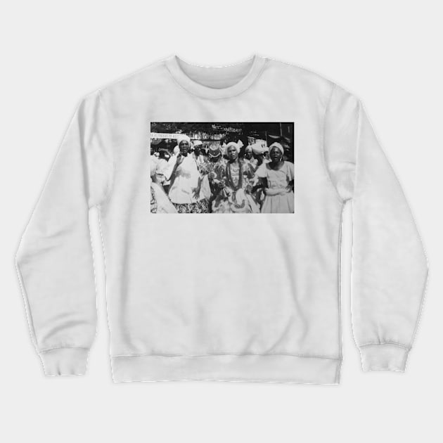 Gay procession of Baianas do Bonfim Crewneck Sweatshirt by Marccelus